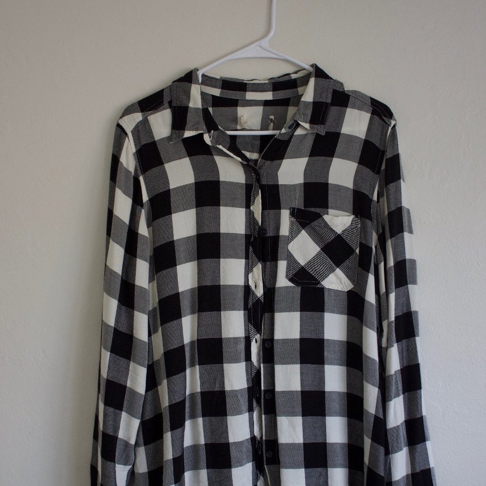 B & W Checkered Shirt